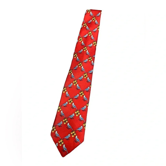 V&A Victor & Albert Museum Red Tie - Picture 1 of 5